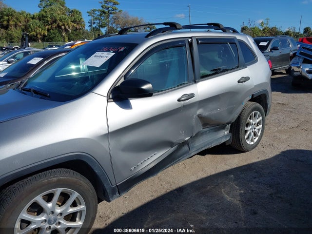 2016 JEEP CHEROKEE SPORT VIN: 1C4PJLAB3GW222486