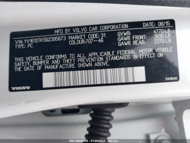 YV1612TK5G2395673 Volvo S60 T5 Premier