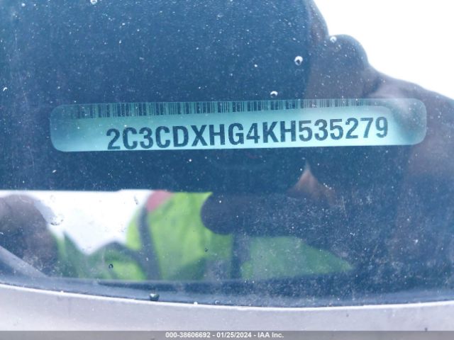 2C3CDXHG4KH535279 Dodge Charger Gt Rwd
