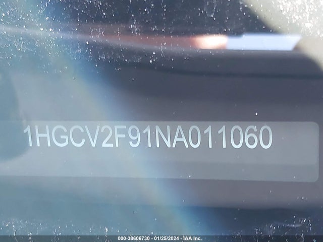 Honda Accord Touring 2022 1HGCV2F91NA011060 Image 9