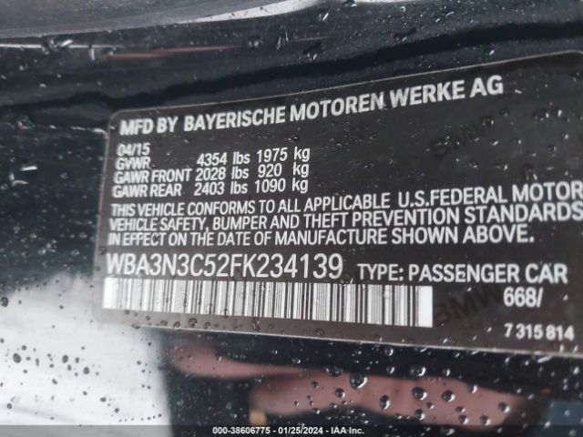 WBA3N3C52FK234139 BMW 428i