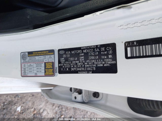 KIA Forte Gt-line 2020 3KPF34AD9LE166278 Image 9