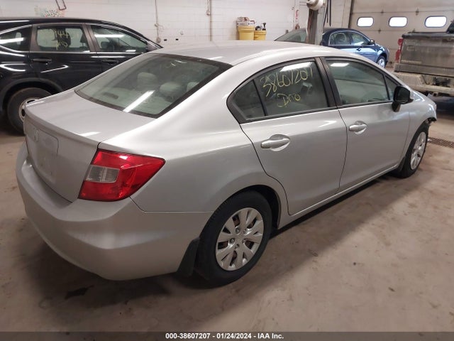 2012 HONDA CIVIC LX VIN: 19XFB2F5XCE017256