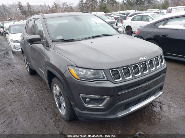 Auction sale of the 2020 Jeep Compass Limited 4x4, vin: 3C4NJDCB9LT127263, lot number: 38607692