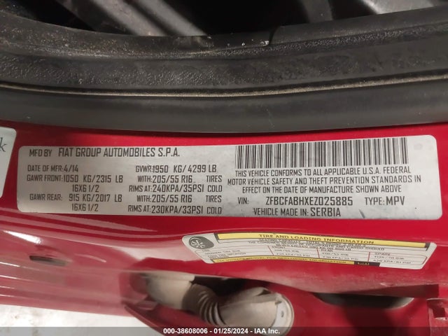 2014 FIAT 500L ZFBCFABHXEZ025885 Photo 8