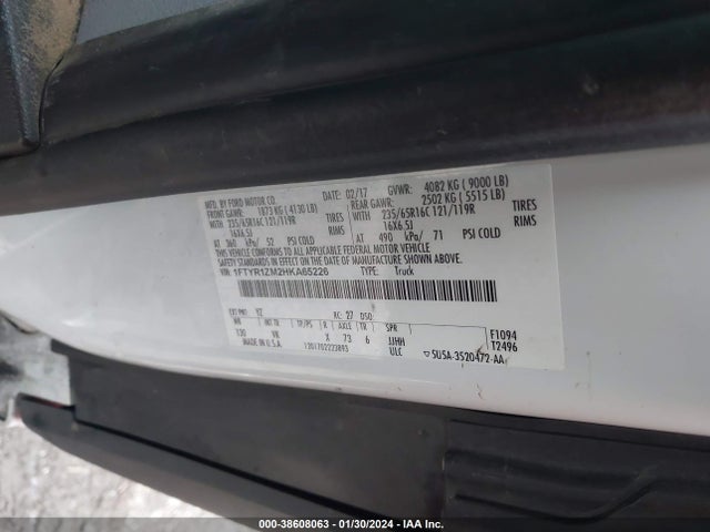 Ford Transit-250 2017 1FTYR1ZM2HKA65226 Image 9