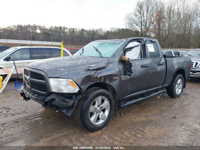 2018 RAM 1500 EXPRESS QUAD CAB 4X4 6'4 BOX VIN: 1C6RR7FT8JS309266