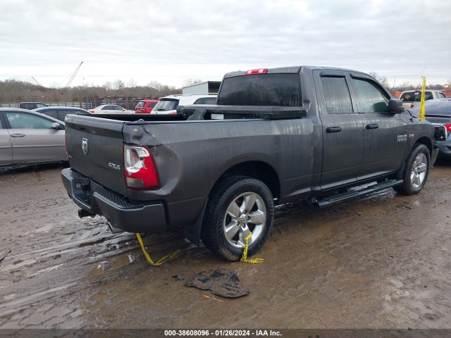 2018 RAM 1500 EXPRESS QUAD CAB 4X4 6'4 BOX VIN: 1C6RR7FT8JS309266