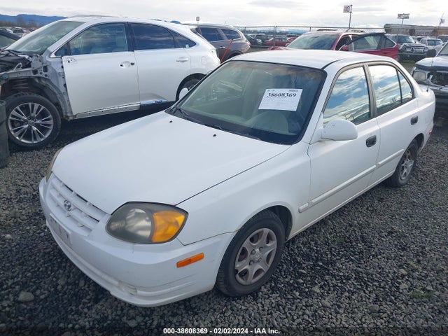 2003 HYUNDAI ACCENT GL VIN: KMHCG45C43U466896