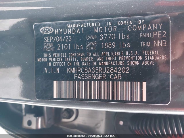 Hyundai Venue Sel 2024 KMHRC8A35RU284202 Image 9