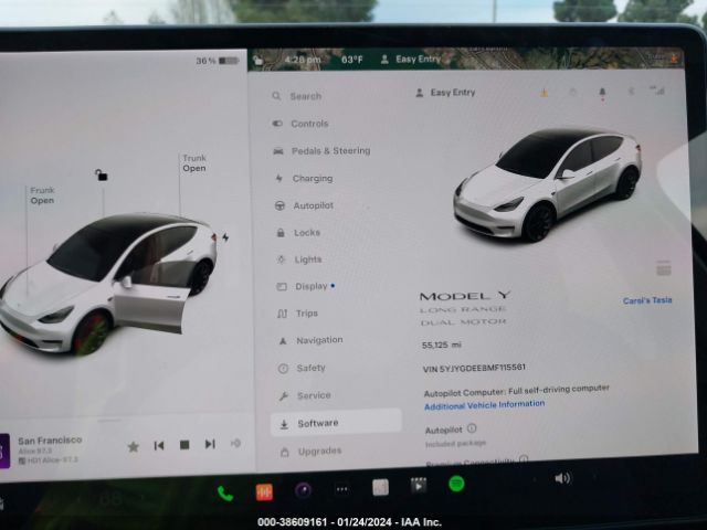 5YJYGDEE8MF115561 Tesla Model Y Long Range Dual Motor All-wheel Drive