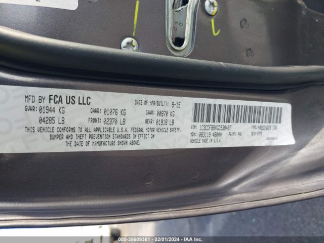 1C3CDFBBXGD538487 Dodge DART SXT
