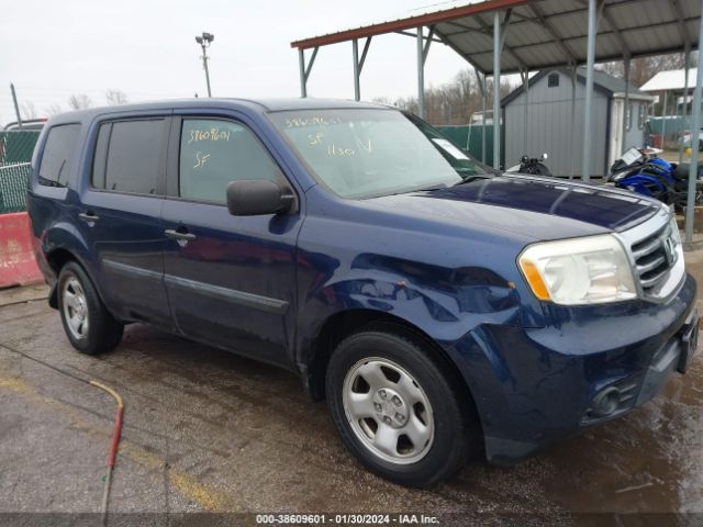 2015 Honda Pilot Lx მანქანა იყიდება აუქციონზე, vin: 5FNYF4H23FB044230, აუქციონის ნომერი: 38609601