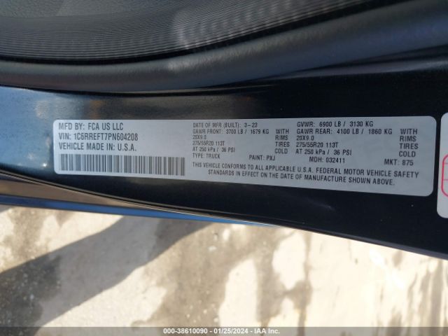 1C6RREFT7PN604208 RAM 1500 Big Horn/lone Star