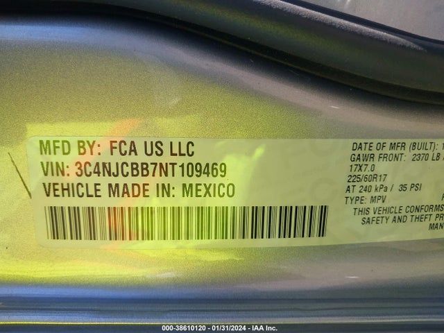 Jeep Compass Latitude Fwd 2022 3C4NJCBB7NT109469 Image 9