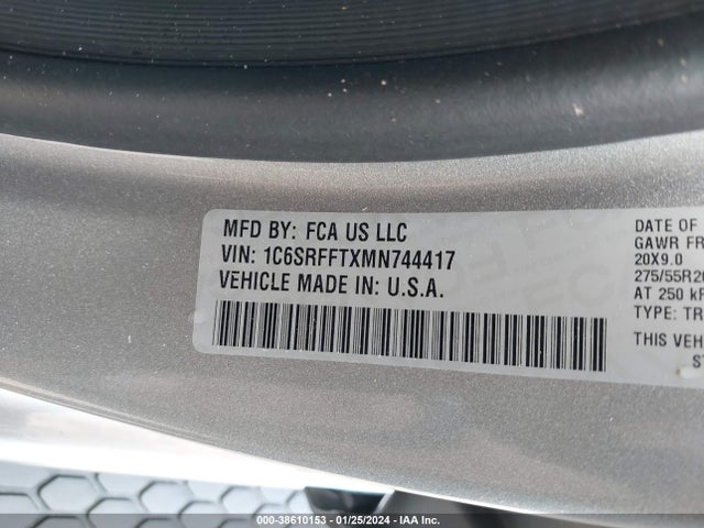 RAM 1500 Lone Star  4x4 5'7 Box 2021 1C6SRFFTXMN744417 Image 9