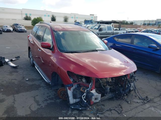 Продаж на аукціоні авто 2019 Nissan Pathfinder Sv, vin: 5N1DR2MN2KC642144, номер лоту: 38610358