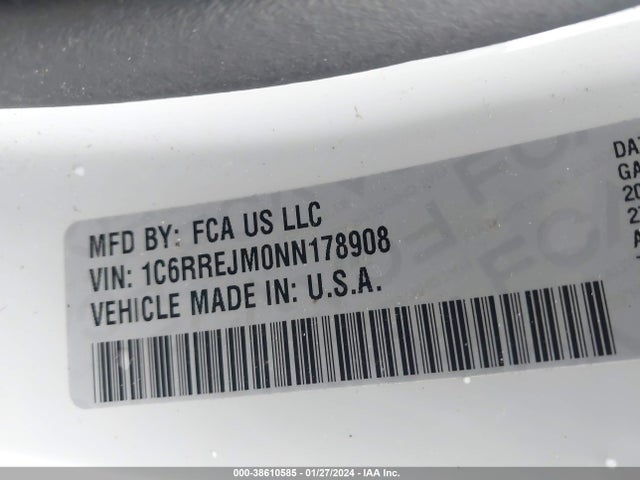RAM 1500 Laramie  4x2 5'7 Box 2022 1C6RREJM0NN178908 Image 9