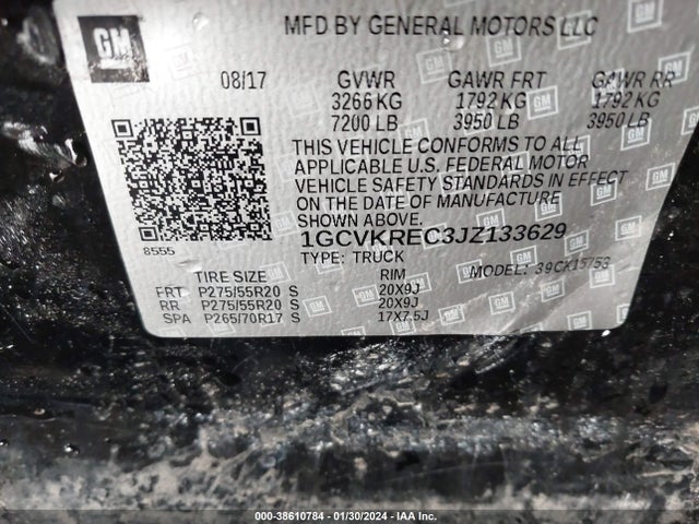Chevrolet Silverado 1500 2lt 2018 1GCVKREC3JZ133629 Image 9