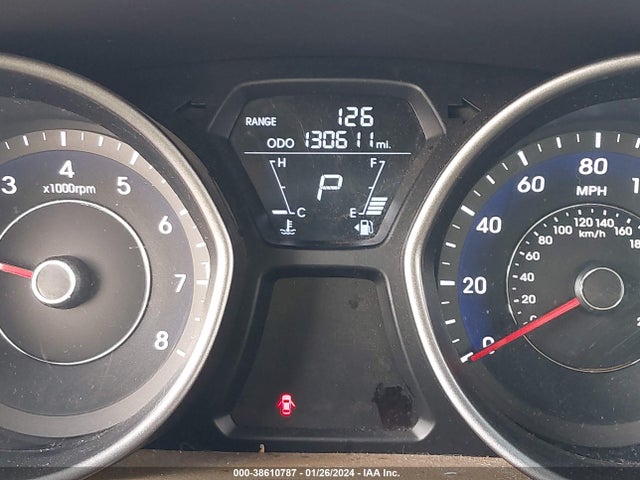 2013 HYUNDAI ELANTRA GLS VIN: 5NPDH4AE1DH284033