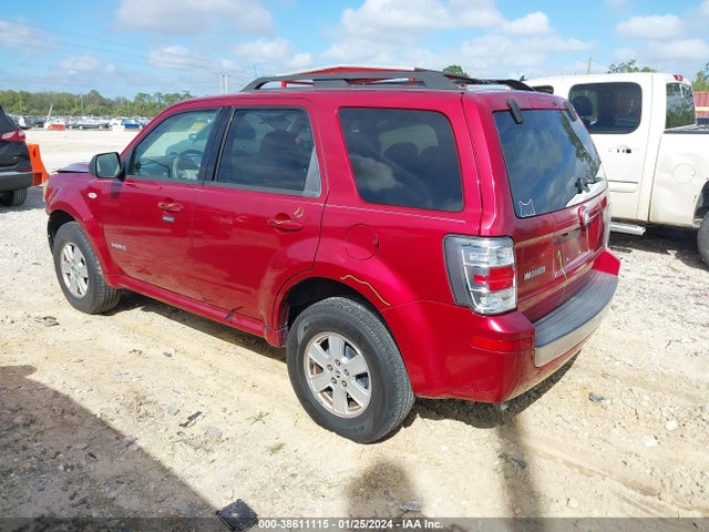 2008 MERCURY MARINER I4 VIN: 4M2CU81ZX8KJ47160