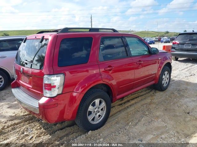 2008 MERCURY MARINER I4 VIN: 4M2CU81ZX8KJ47160