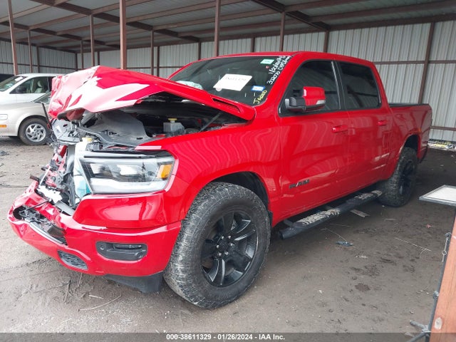 RAM 1500 Big Horn  4x4 5'7 Box 2020 1C6SRFFT8LN331216 Image 2
