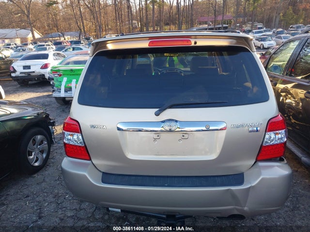 2006 TOYOTA HIGHLANDER HYBRID LIMITED V6 VIN: JTEDW21A460004818