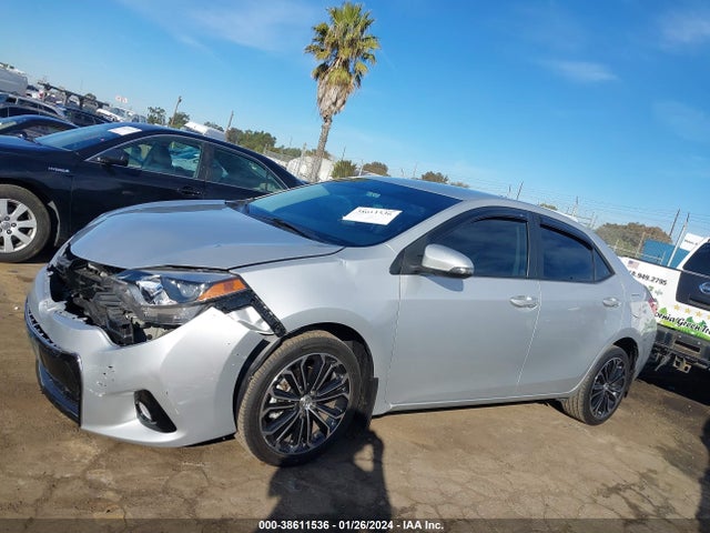 2016 TOYOTA COROLLA S PLUS VIN: 5YFBURHEXGP420933