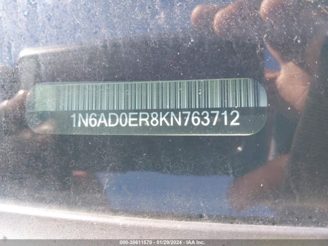 1N6AD0ER8KN763712 Nissan Frontier Sl