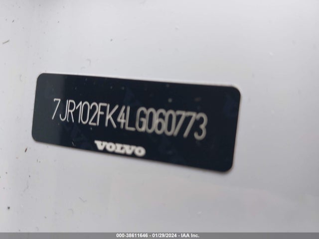 7JR102FK4LG060773 Volvo S60 T5 Momentum