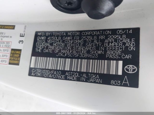 JTKJF5C75F3089623 Scion TC