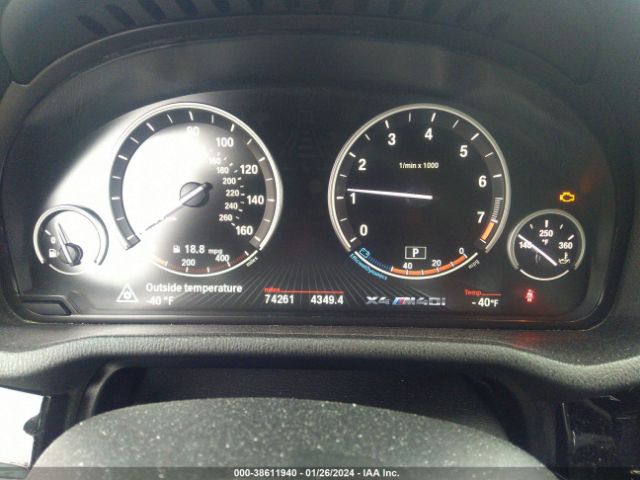 5UXXW7C53J0W63950 BMW X4 M40i