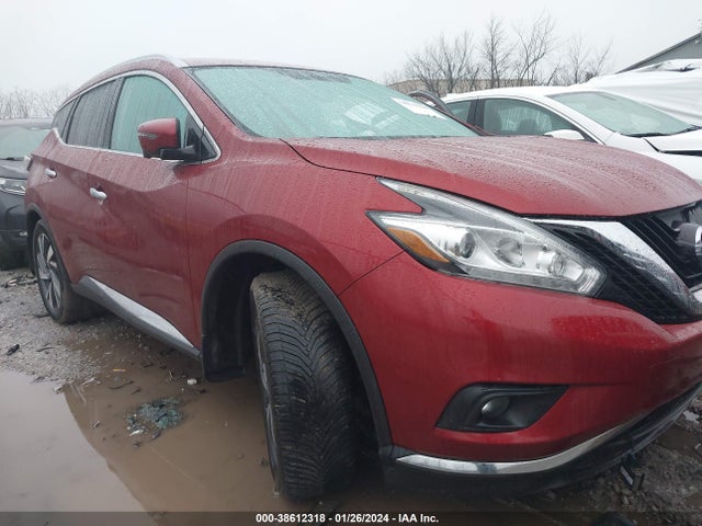 Nissan Murano Platinum 2017 5N1AZ2MH2HN106367 Image 14