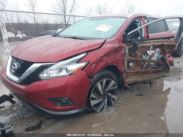 Nissan Murano Platinum 2017 5N1AZ2MH2HN106367 Image 2