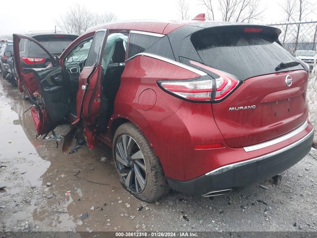 Nissan Murano Platinum 2017 5N1AZ2MH2HN106367 Image 3