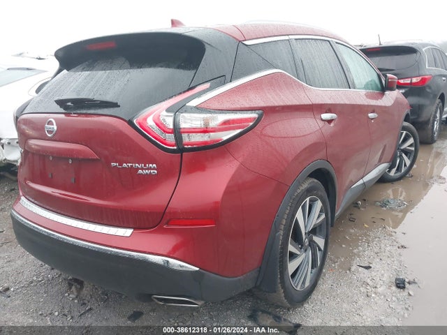 Nissan Murano Platinum 2017 5N1AZ2MH2HN106367 Image 4