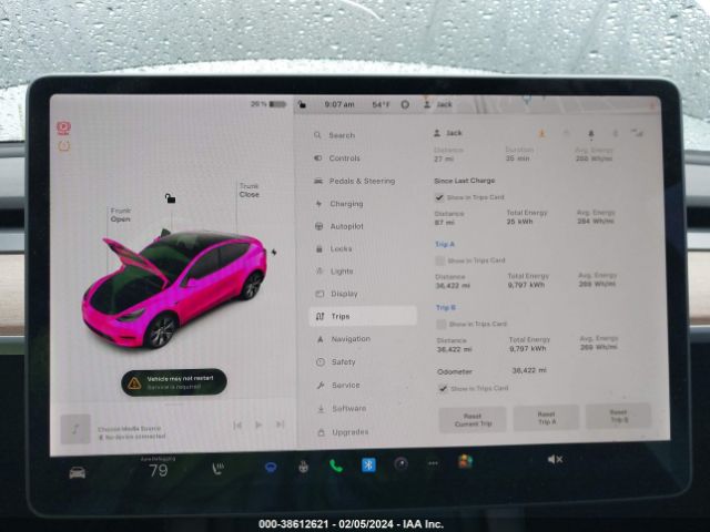 2021 TESLA MODEL Y 5YJYGDEE7MF241569 Photo 6