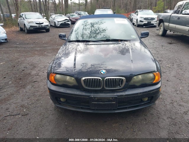 2001 BMW 3 SERIES 325CI VIN: WBABS33461JY52381