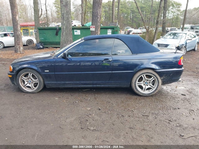 2001 BMW 3 SERIES 325CI VIN: WBABS33461JY52381