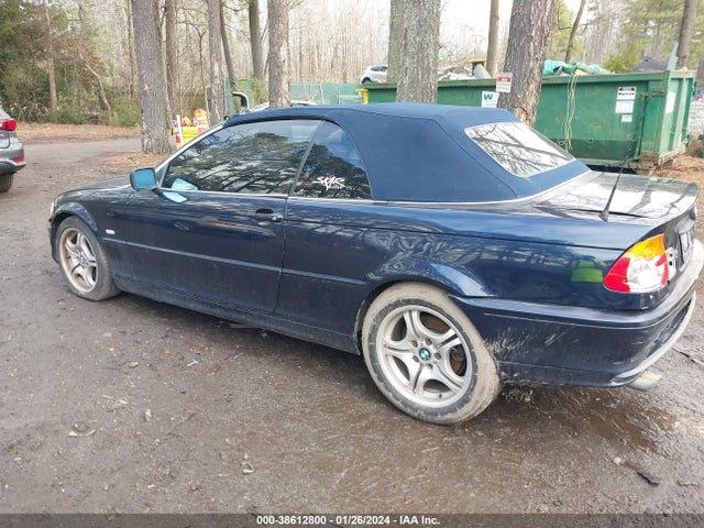 2001 BMW 3 SERIES 325CI VIN: WBABS33461JY52381