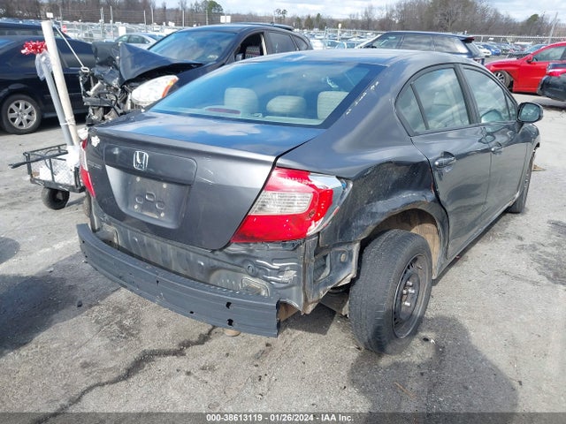 2012 HONDA CIVIC LX VIN: 2HGFB2F54CH325867