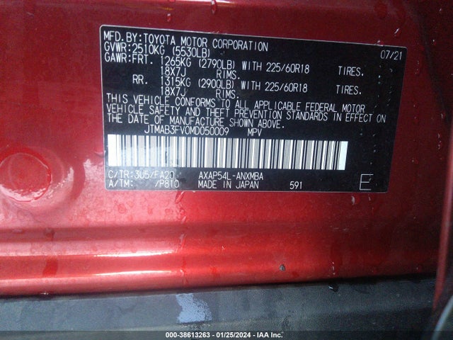Toyota Rav4 Prime Se 2021 JTMAB3FV0MD050009 Image 9
