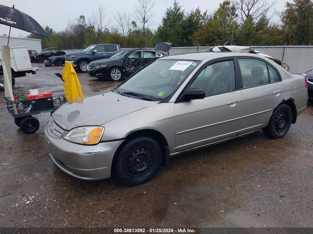 2003 HONDA CIVIC LX VIN: JHMES165X3S003827
