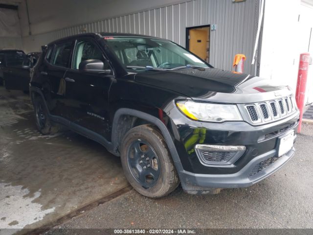 Продажа на аукционе авто 2019 Jeep Compass Sport Fwd, vin: 3C4NJCAB8KT613770, номер лота: 38613840