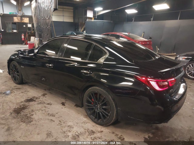 Aukcja sprzedaży 2018 Infiniti Q50 3.0t Red Sport 400, vin: JN1FV7AR9JM480599, numer aukcji: 38614078