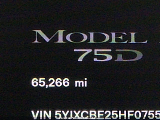 5YJXCBE25HF075589 Tesla Model X 100d/75d/90d