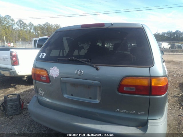 2000 TOYOTA SIENNA CE VIN: 4T3GF19C7YU307673