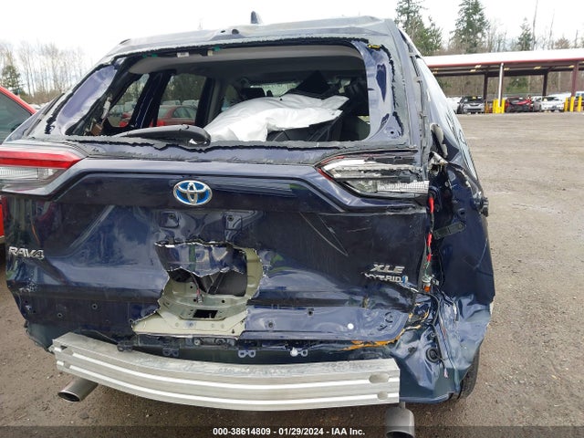 2022 TOYOTA RAV4 XLE PREMIUM HYBRID VIN: 4T3B6RFV4NU071350