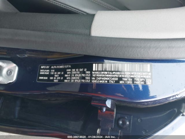 ZASPAKBN0K7C45320 Alfa Romeo Stelvio Ti Awd